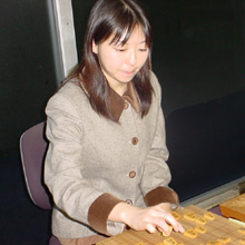 将棋会館道場での指導対局模様